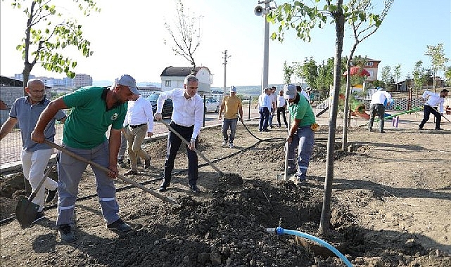 İnegöl'de 600. Fidan 15 Temmuz Şehitleri Anısına Dikildi