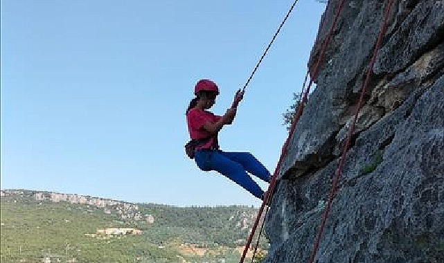 Küçük Dağcılar Uygulamalı Eğitimde Performanslarını Sergiledi