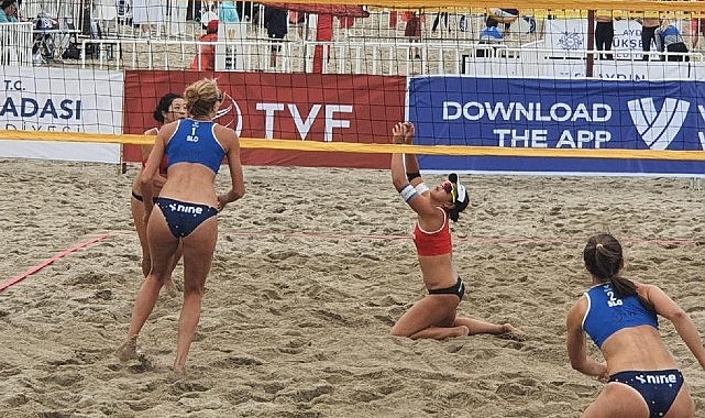 Plaj voleybolunda Bioderma Pro Beach Tour Ölüdeniz Etabı Pazar canlı yayınla D-Smart ve D-Smart Go'da