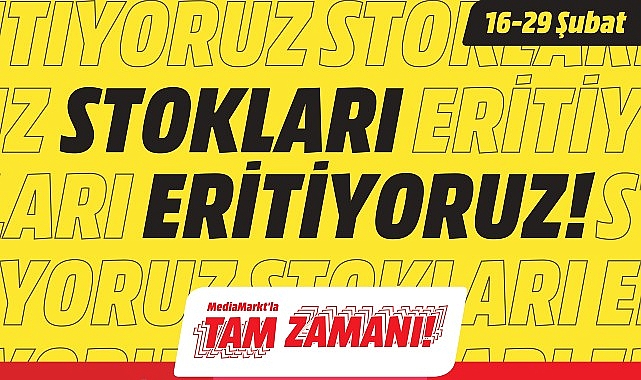 MediaMarkt'ın Stokları Eritiyoruz Kampanyası Devam Ediyor!